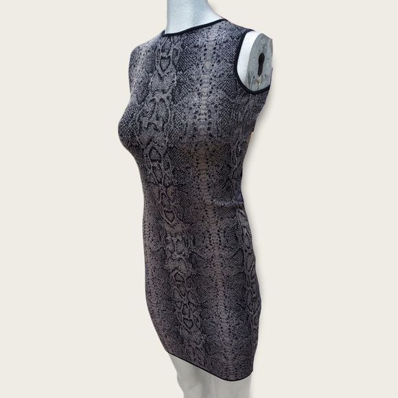 Guess Marciano Snake Print Bodycon Dress Small - Picture 8 of 8